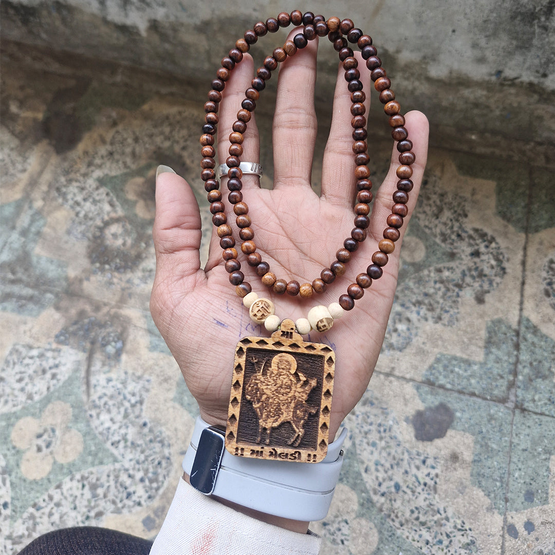 Mataji Woodan Pedal Tulsi Mala