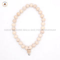 Original White Tulsi Berakho Bracelet Online (8MM Spiritual Wrist Mala).
