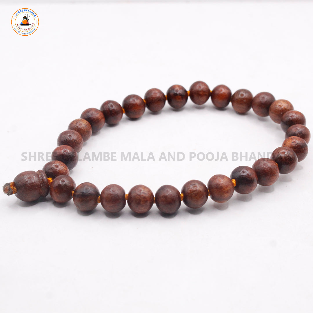 Original Wooden Tulsi Berakho Bracelet Online (8MM Spiritual Wrist Mala).