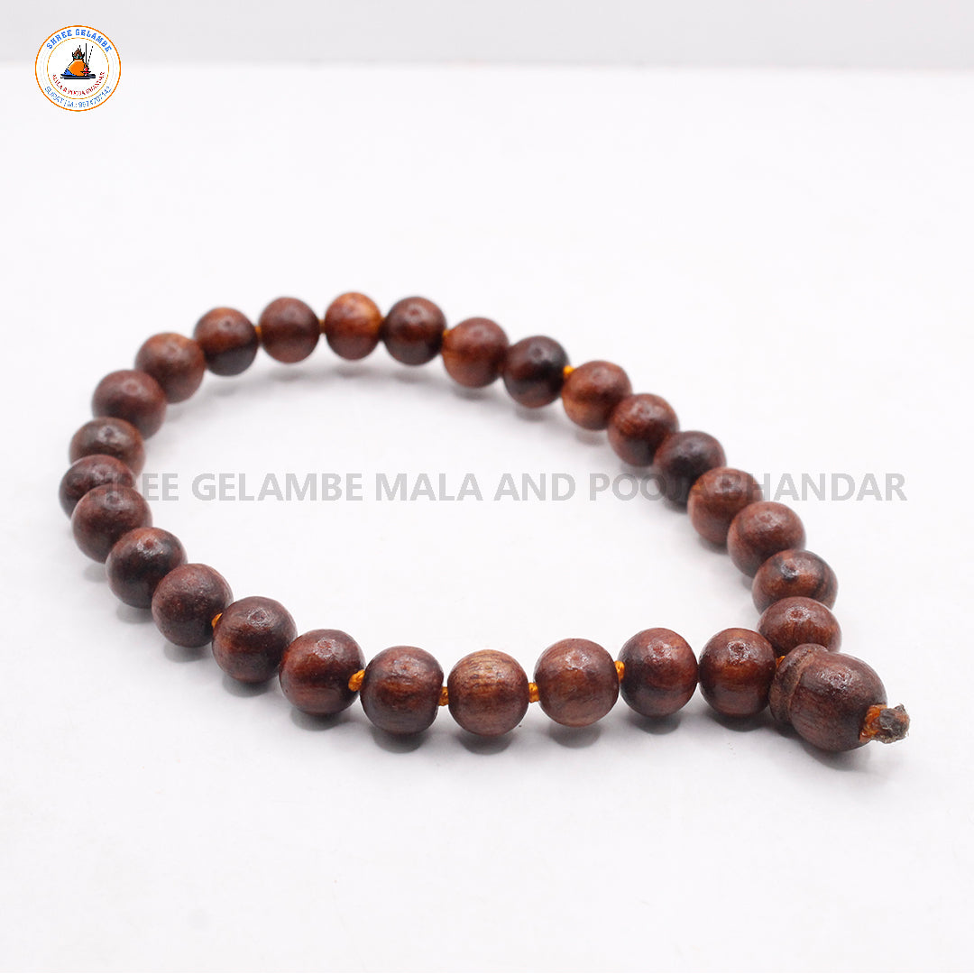 Original Wooden Tulsi Berakho Bracelet Online (8MM Spiritual Wrist Mala).