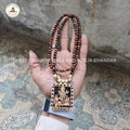 Original Hingalaj Mata Wooden Pendant Tulsi Mala Online (108 Beads 6MM).