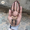 Original Jahu Mata Wooden Pendant Tulsi Mala Online (108 Beads 6MM).