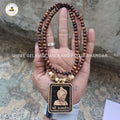 Original Mamadev Wooden Pendant Tulsi Mala Online (108 Beads 6MM).