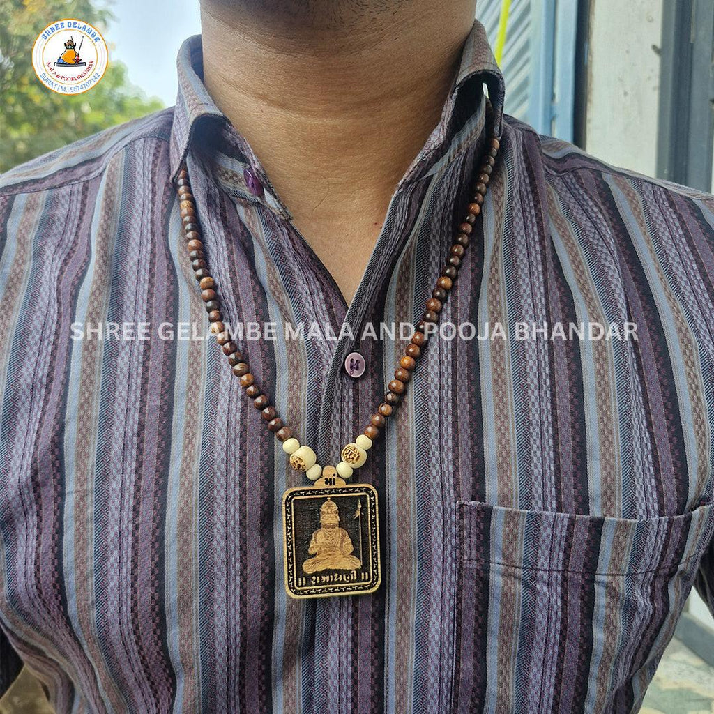 Original Ramadhani Betha Pendant Tulsi Mala Online (108 Beads 6MM).