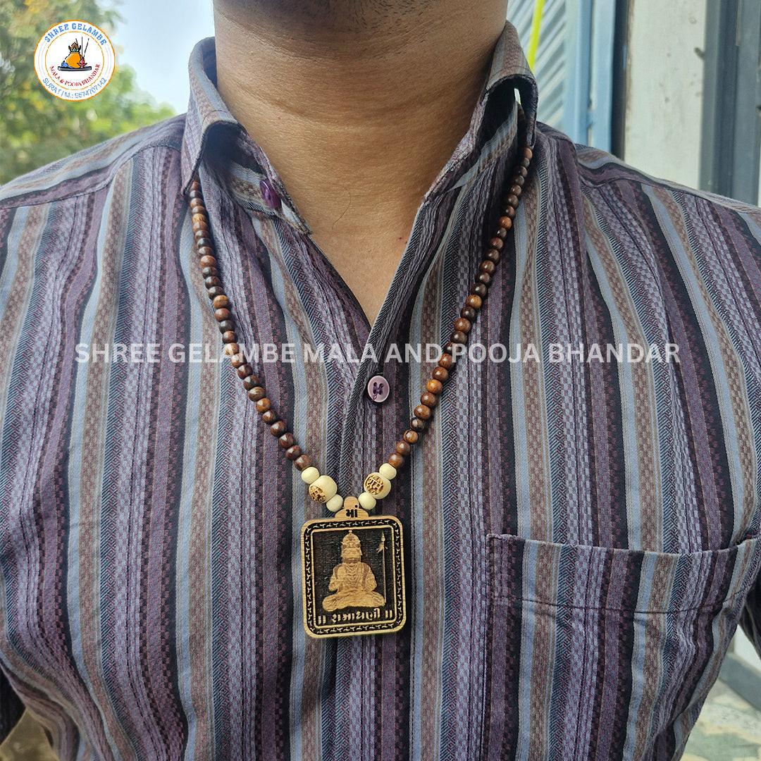 Original Ramadhani Betha Pendant Tulsi Mala Online (108 Beads 6MM).